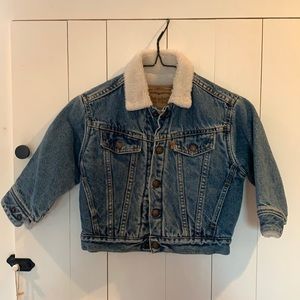 Vintage kids Sherpa Levi’s jacket